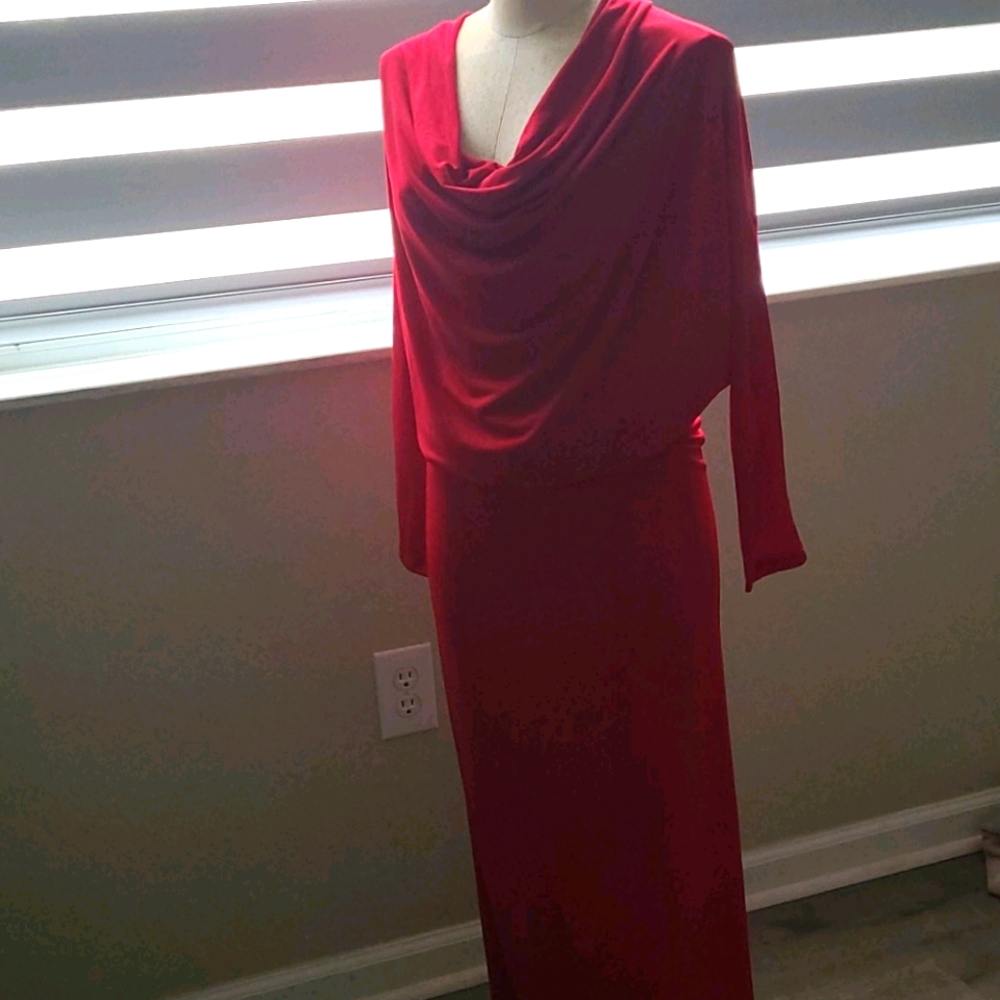 Long sleeve multi-way maxi dress